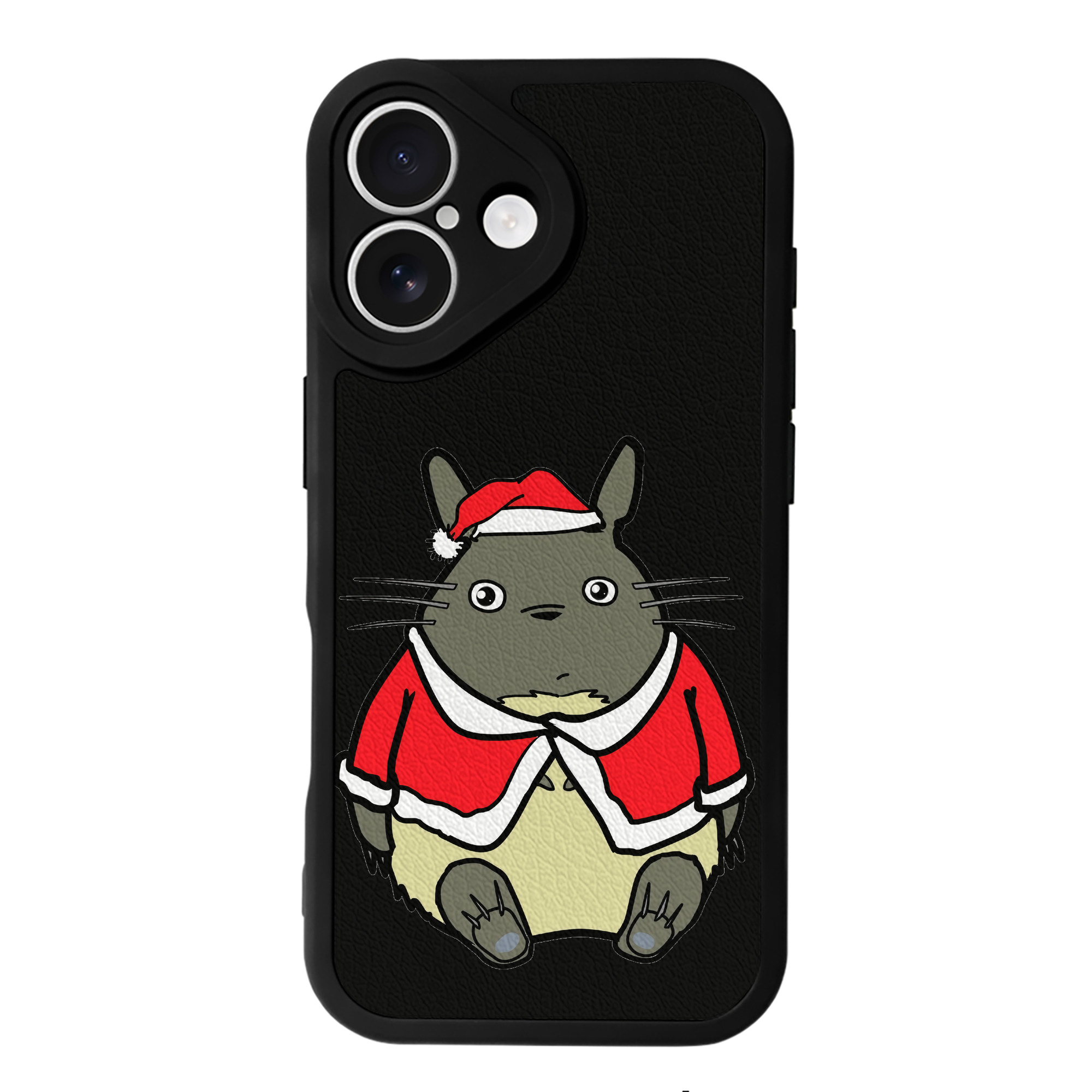 （画像用） となりのトトロ 草壁メイ 草壁サツキ My Neighbor Totoro Satsuki Kusakabe Mei Kusakabe 【iPhone 16シリーズ対応】シリコンスマホケース（レザー調） 材質：シリコン